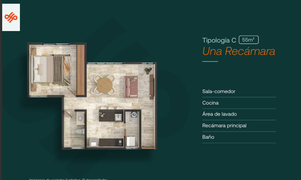 Departamento en venta en Chuburna de Hidalgo, Mérida — foto 2 de 11