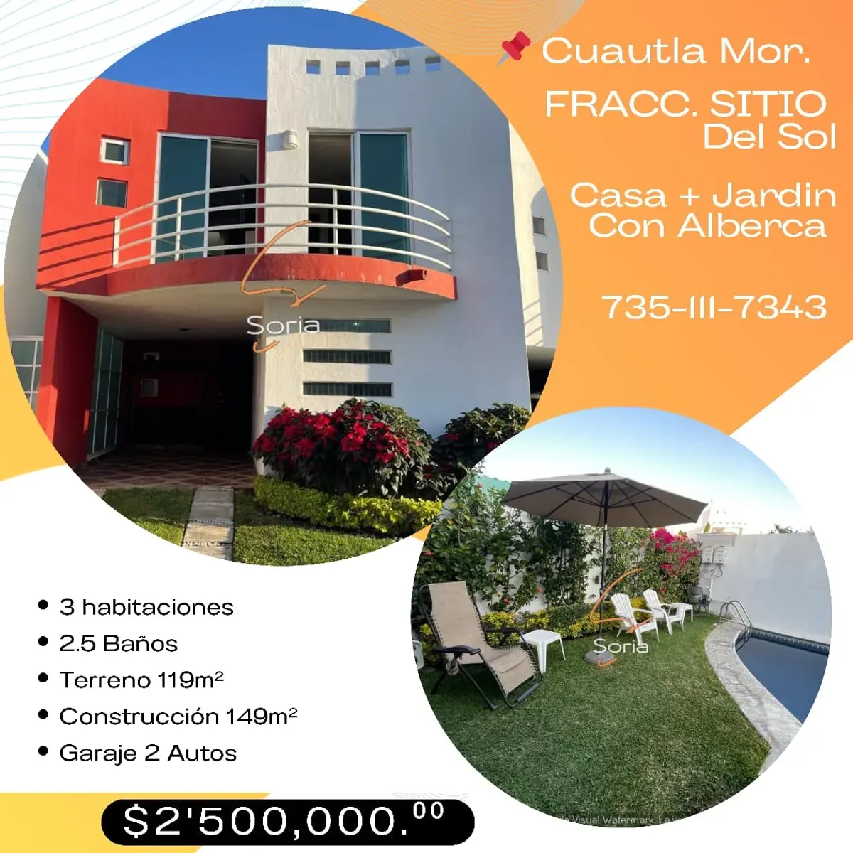 Casa en venta en Sitio del Sol, Cuautla — foto 1 de 16