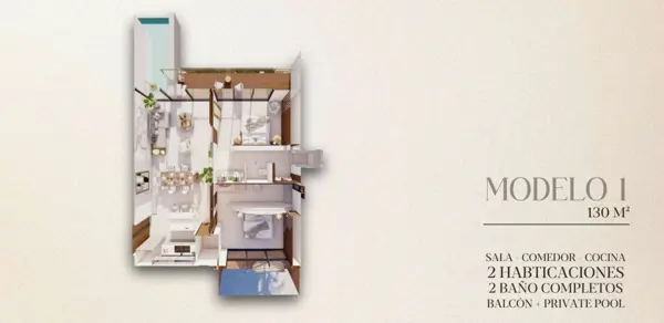 Departamento en venta en Zona Hotelera Sur, Cozumel — foto 3 de 8