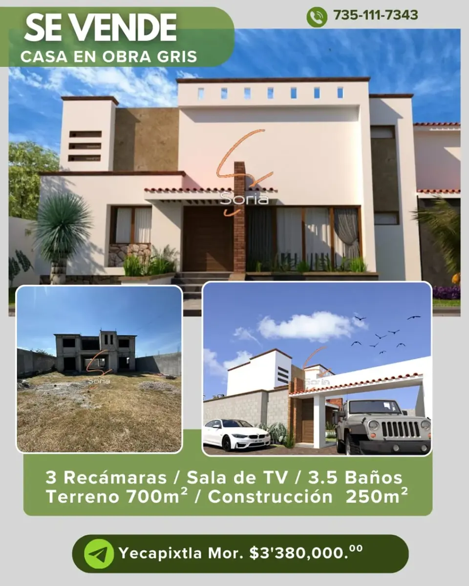 Casa en venta en Yecapixtla, Yecapixtla — foto 1 de 31