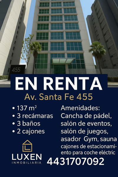 Departamento en venta en Santa Fe Cuajimalpa, Cuajimalpa de Morelos — foto 2 de 2