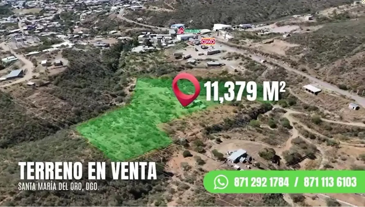Terreno en venta en Santa María del Oro Centro, El Oro — foto 1 de 11