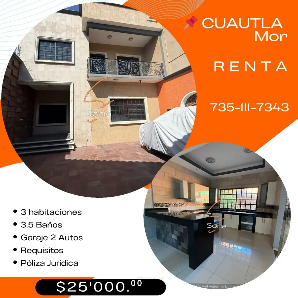 Casa en renta en Santa Rosa, Cuautla — foto 1 de 18