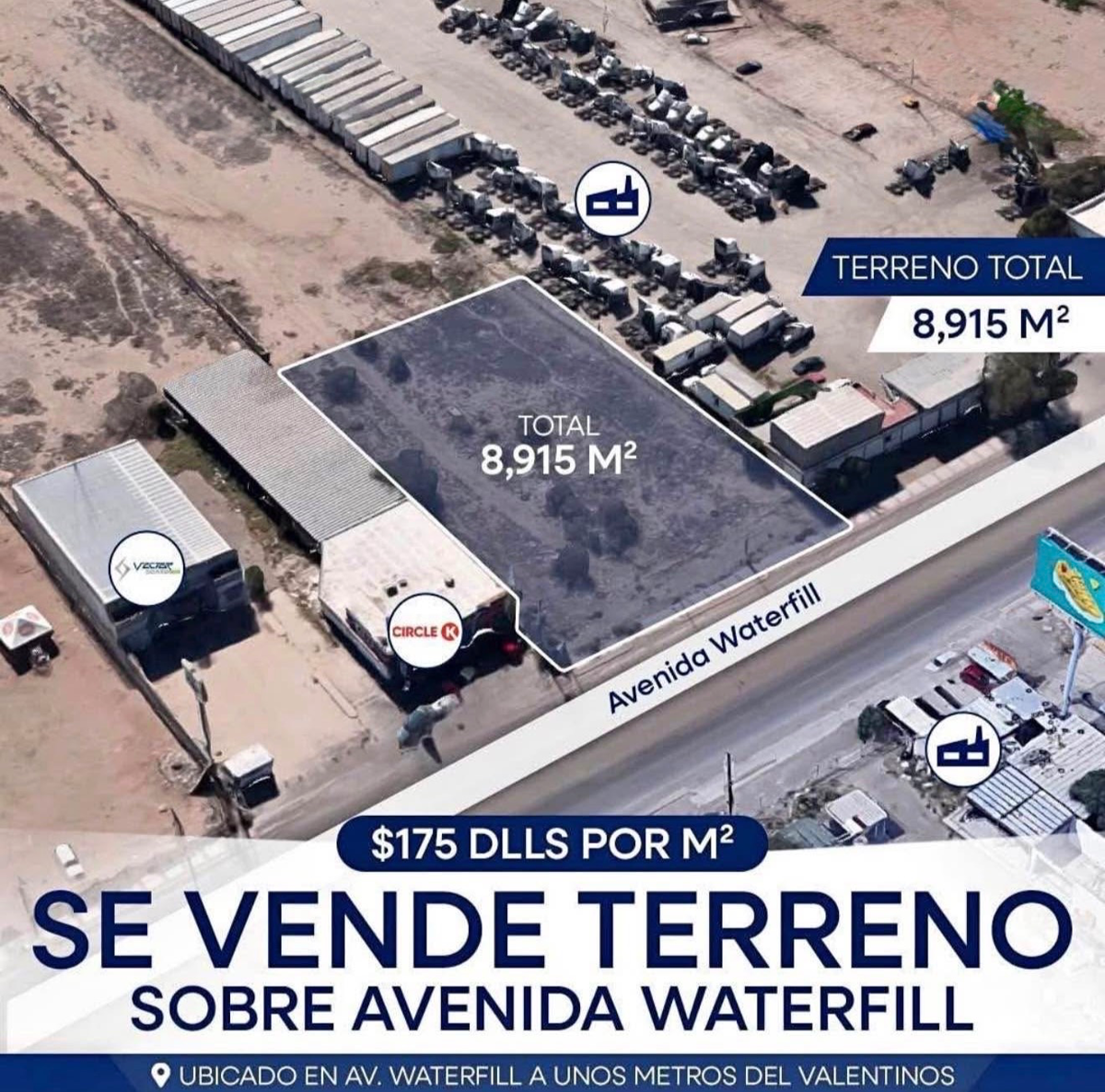 Terreno en venta en Real Waterfill, Juárez — foto 1 de 2