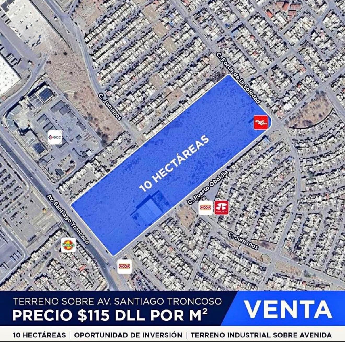 Terreno en venta en Praderas del Sol, Juárez