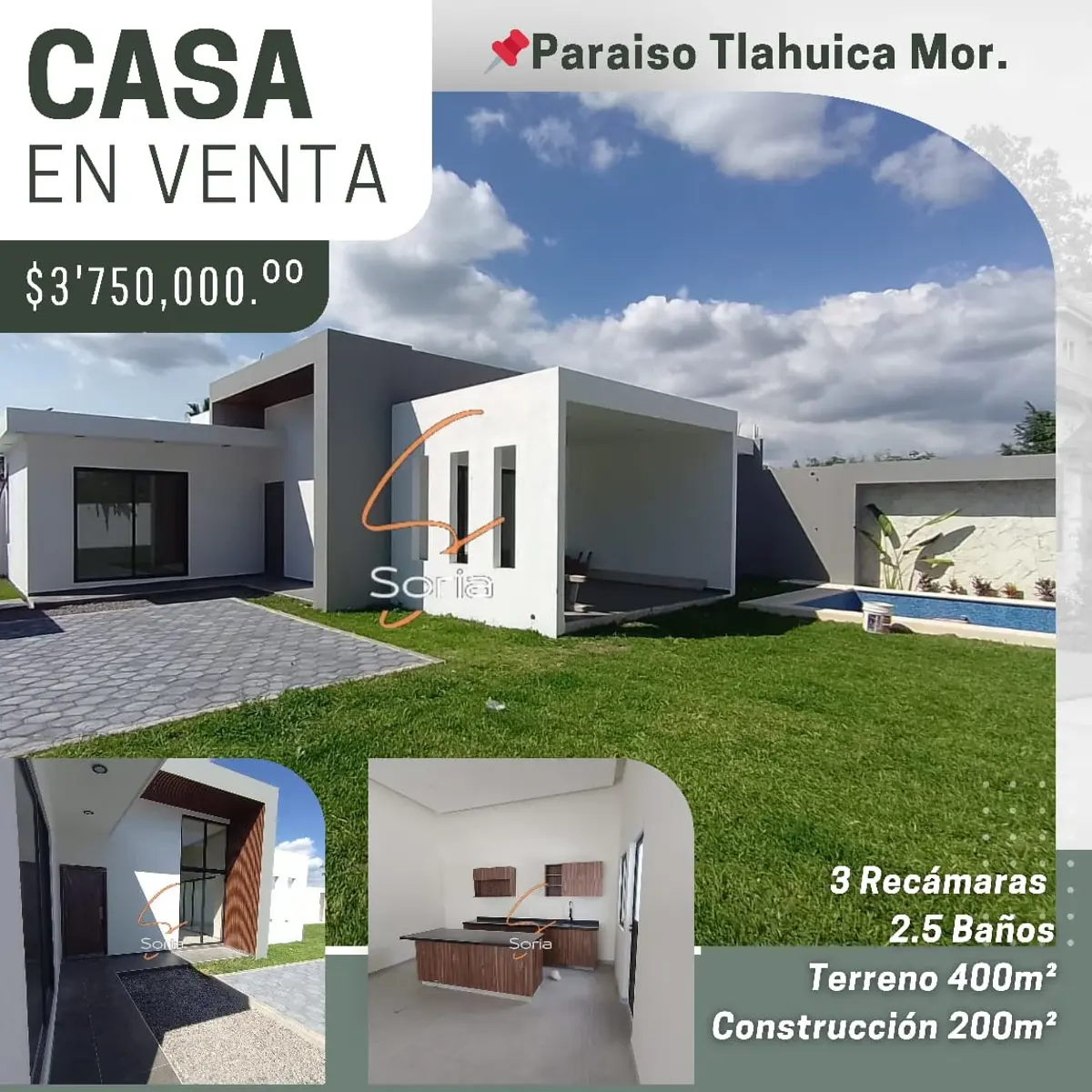 Casa en venta en Paraíso Tlahuica, Ayala — foto 1 de 13