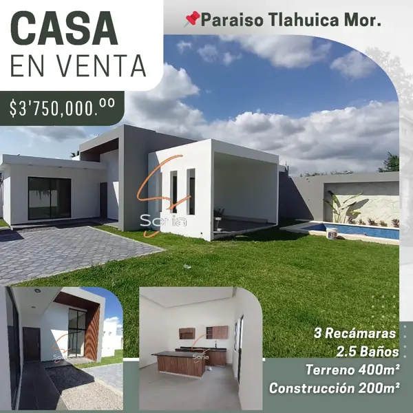 CASA EN PARAISO TLAHUICA VILLA DE AYALA MORELOS CASA EN PARAISO TLAHUICA VILLA DE AYALA MORELOS