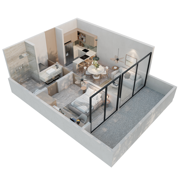 Departamento en venta en San Antonio Residencial, Mérida — foto 2 de 12