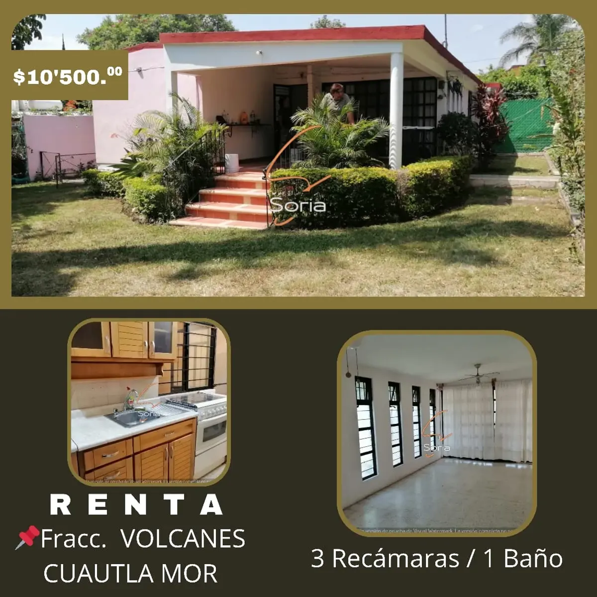 Casa en renta en Volcanes de Cuautla, Cuautla — foto 1 de 21