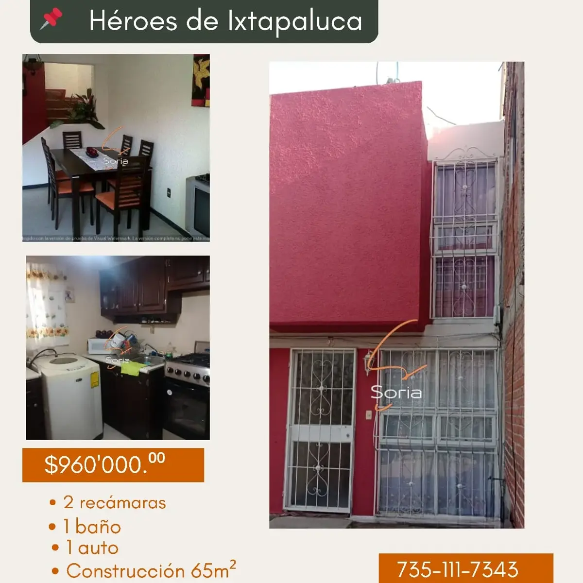 Casa en venta en Los Héroes, Ixtapaluca — foto 1 de 33
