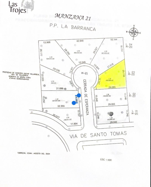 Terreno en venta en Las Trojes, Torreón — foto 2 de 5