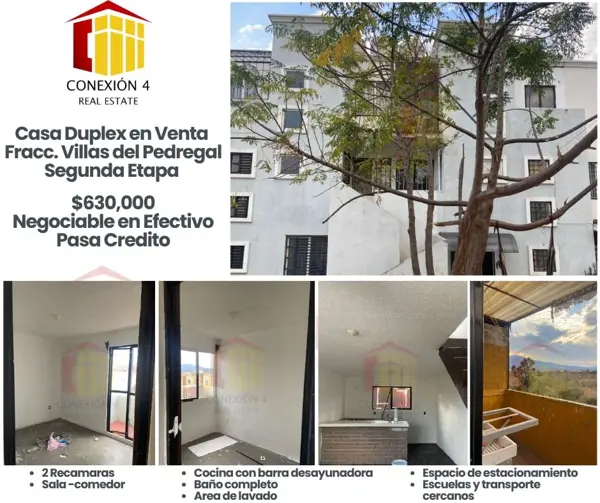 Casa Duplex en Villas del Pedregal