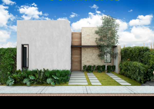 Casa de Un Nivel con Tres Habitaciones