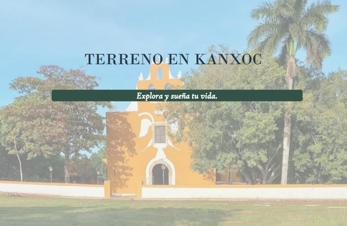 Terreno en venta en Kanxoc, Valladolid — foto 1 de 5