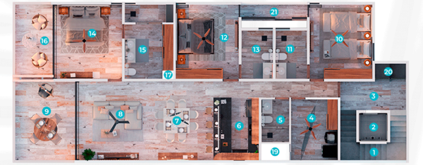 Departamento en venta en Chelem, Progreso — foto 3 de 10