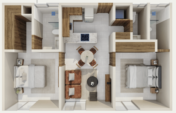 Departamento en venta en Villas La Hacienda, Mérida — foto 3 de 7