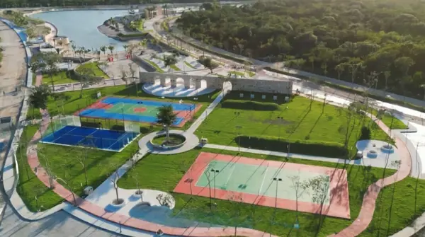 Terreno residencial con vista al lago en venta al norte de merida