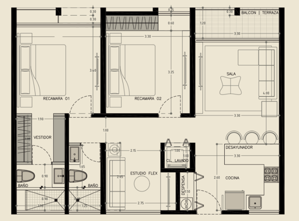 Departamento en venta en Temozon Norte, Mérida — foto 2 de 9