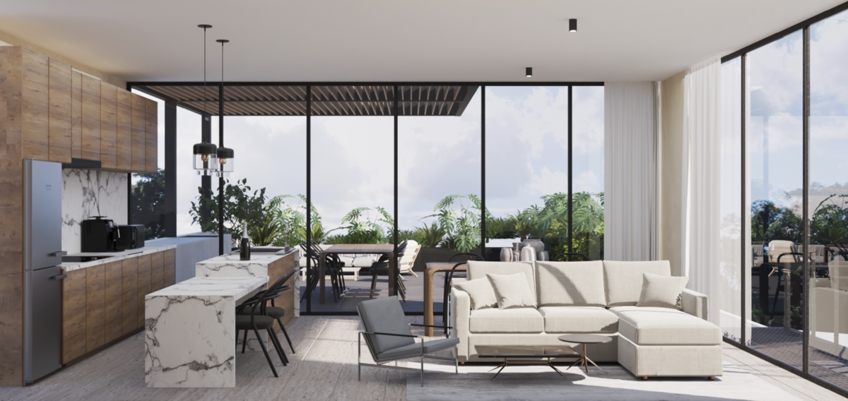 Departamento en venta en Temozon Norte, Mérida — foto 1 de 13