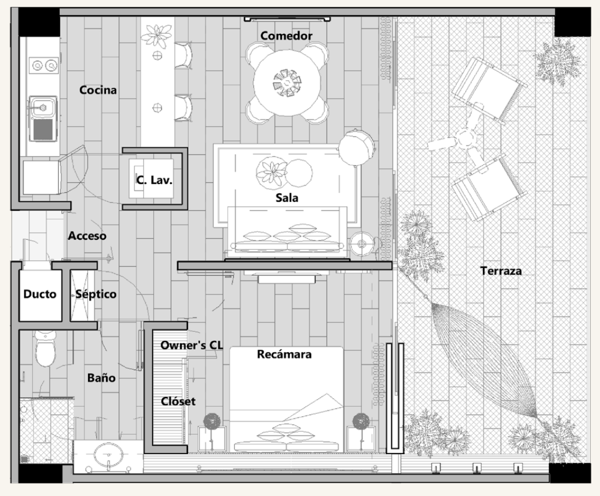 Departamento en venta en Merida Centro, Mérida — foto 3 de 12