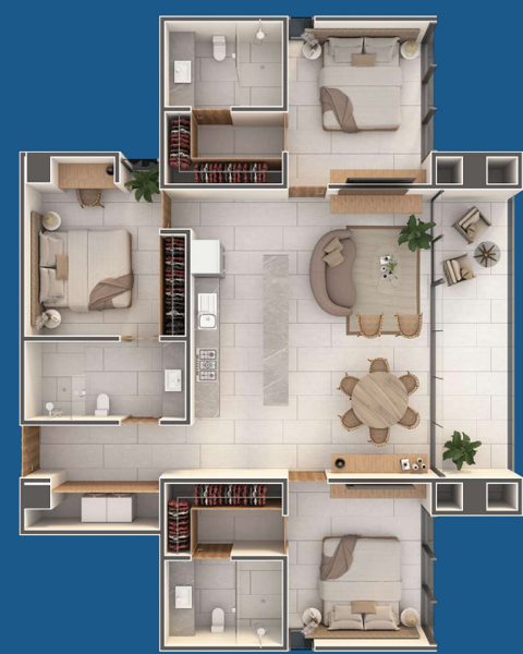 Departamento en venta en Xcumpich, Mérida — foto 2 de 8