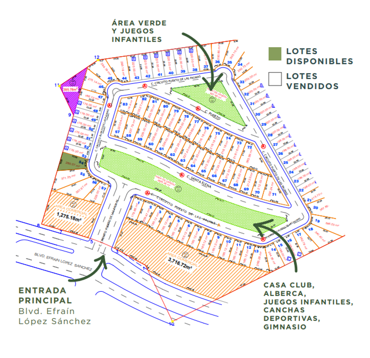 Terreno en venta en Los Viñedos, Torreón