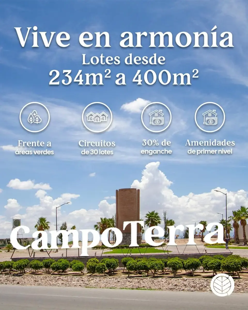 Lotes Residenciales desde 234 m2 Lotes Residenciales desde 234 m2