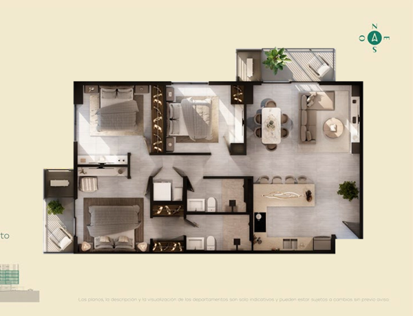 Departamento en Venta en Cumbres del Sol, Monterrey, Nuevo León 4
