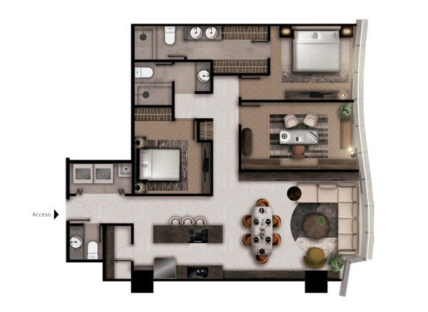 Departamento en Venta en Zona Valle Oriente, San Pedro Garza García, Nuevo León 2