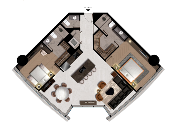 Departamento en Venta en Zona Valle Oriente, San Pedro Garza García, Nuevo León 2