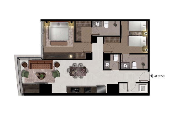 Departamento en Venta en Zona Valle Oriente, San Pedro Garza García, Nuevo León 2