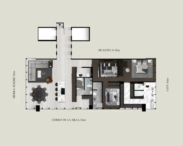 Departamento en Venta en Del Valle, San Pedro Garza García, Nuevo León 2