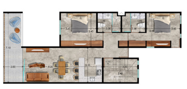 Departamento en Venta en Cobá, Tulum, Quintana Roo 2