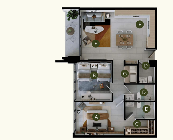 Departamento en Venta en Las Cumbres, Monterrey, Nuevo León 3