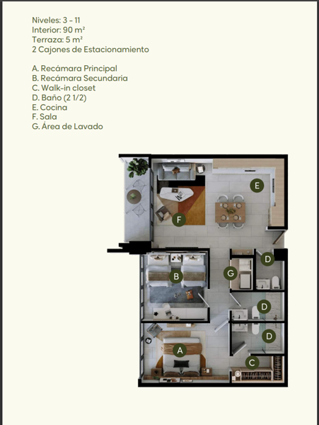 Departamento en Venta en Las Cumbres, Monterrey, Nuevo León 2