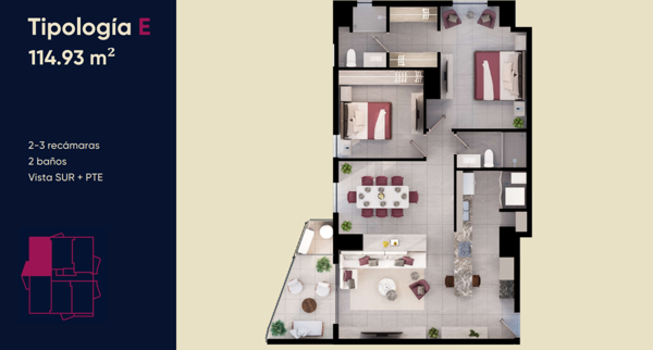 Departamento en Venta en Santa Maria, Monterrey, Nuevo León 2