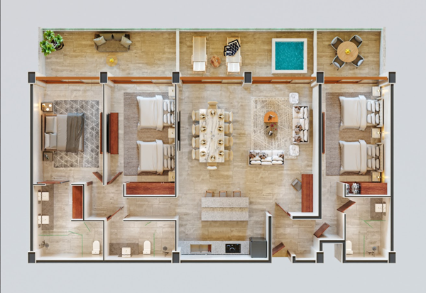 Departamento en Venta en Puerto Morelos, Puerto Morelos, Quintana Roo 2