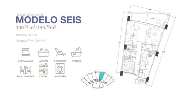 Departamento en Venta en Insurgentes, Mazatlán, Sinaloa 2