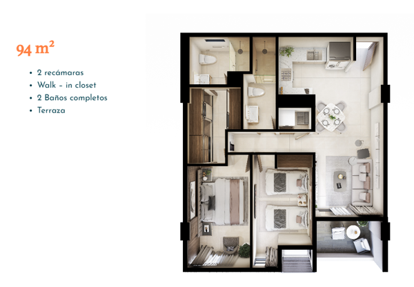Departamento en Venta en Sierra Ventana, Monterrey, Nuevo León 2