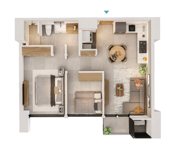 Departamento en Venta en Bosques del Poniente, Santa Catarina, Nuevo León 2