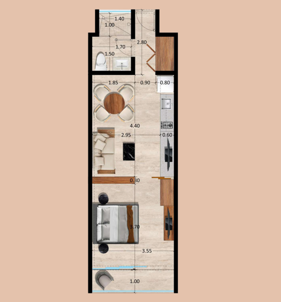Departamento en Venta en Gonzalo Guerrero, Bacalar, Quintana Roo 2