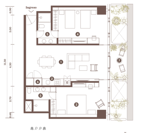 Departamento en Venta en La Marina, Puerto Vallarta, Jalisco 2