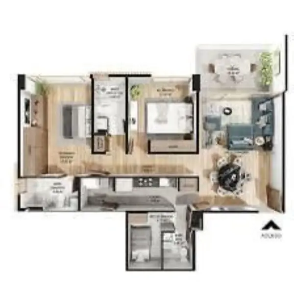 Departamento en Venta en Bosque Real, Huixquilucan, México 2