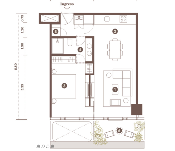 Departamento en Venta en La Marina, Puerto Vallarta, Jalisco 2