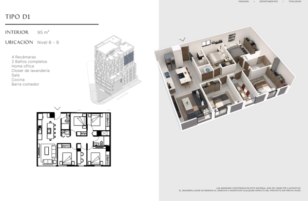 Departamento en Venta en Roma, Monterrey, Nuevo León 2