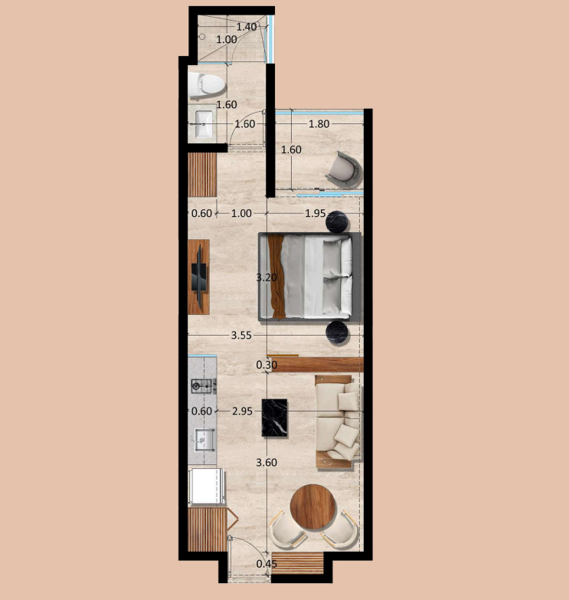 Departamento en Venta en Gonzalo Guerrero, Bacalar, Quintana Roo 2