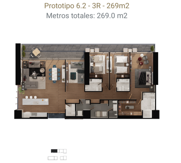 Departamento en Venta en Ampliación Fuentes del Pedregal, Tlalpan, Ciudad de México 2