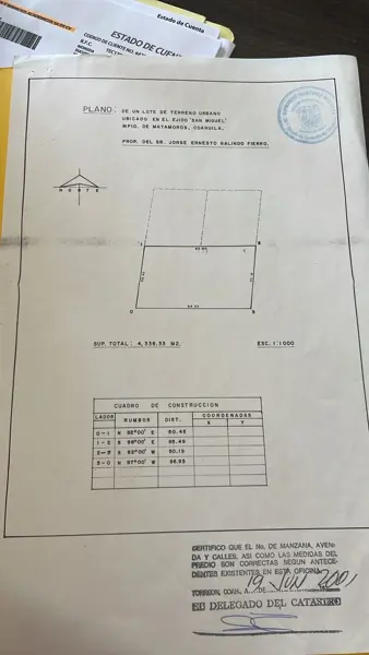 Terreno en venta en Ejido San Miguel, Matamoros — foto 3 de 4