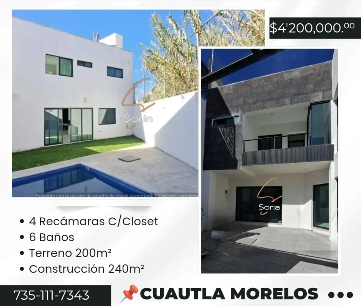 Casa en venta en Cuauhtemoc, Cuautla — foto 1 de 35