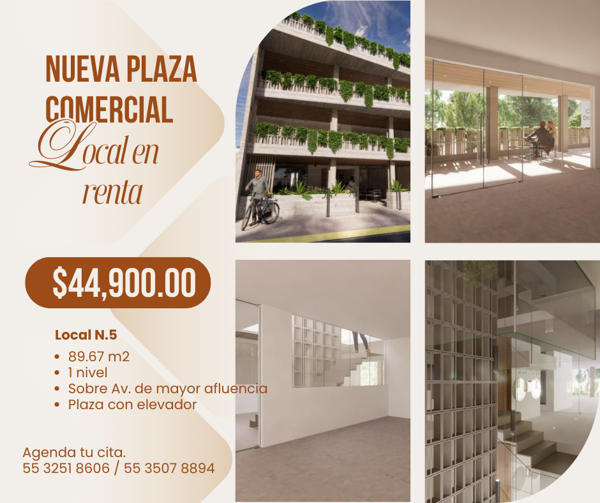 LOCAL COMERCIAL EN RENTA, LAS ARBOLEDAS